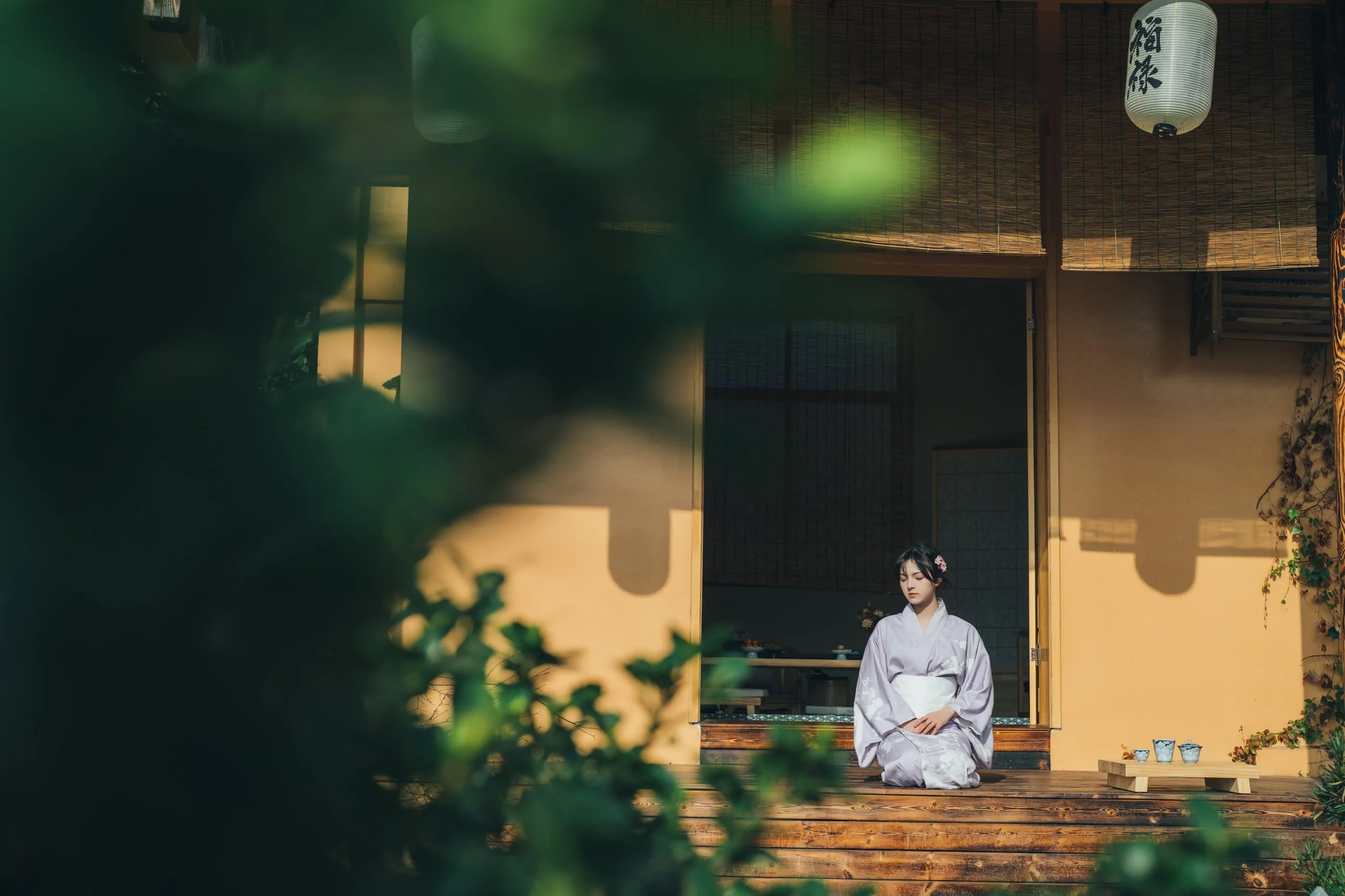 [YITUYU艺图语]2022.02.09 和风物语，日式庭院里的少女写真 dudu [56P]插图5